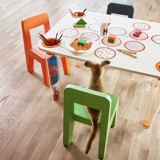 SortИтальянский пластиковый детский стол MAGIS, многофункциональный обучающий стол, современный простой Little Flare