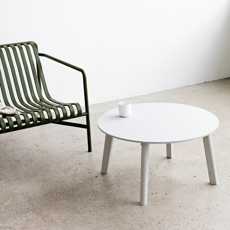 sort Denmark HAY round coffee table CPH250 Nordic modern minimalist design texture round low coffee table wooden table