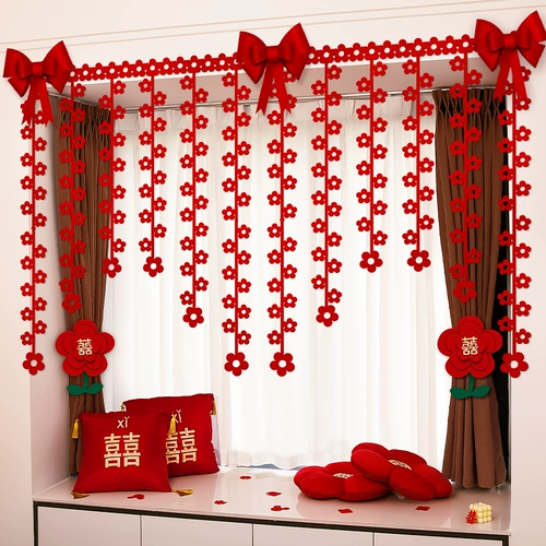 Свадебная компоновка Свадебные шторы потянуть цветы декоративные новые дома свадебная комната для спальни привет 