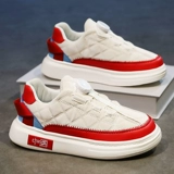 Белая обувь для отдыха, универсальные кроссовки, коллекция 2023, для бега, мягкая подошва