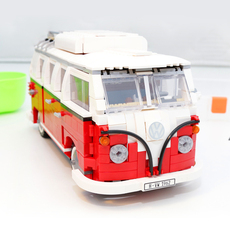 Лего, Кубики Музыка для борьбы отдыхающих дом Фольксваген Т1 в Синий Ж