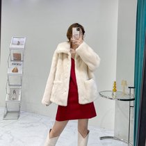 Anti-season new import Goose Down Water Mink Fur Coats Woman Short of Mink Young Mink Fur Coat Seater Rindergrass