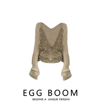 Retro temperament hooded sweatshirt woman laminated lace vest two sets 2022 fall new