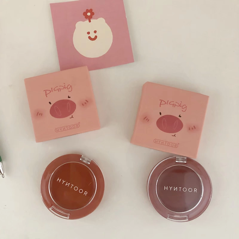 Hàn Quốc với cô gái trái tim hyntoor thỏ đen lợn lợn kem cháy nắng kem mousse má hồng trang điểm nude - Blush / Cochineal