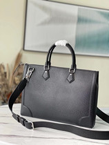 New M30810 brand new Slim briefcase Cross Bull Leather Business Computer Bag Hand Single Shoulder Inclined Satchel Bag
