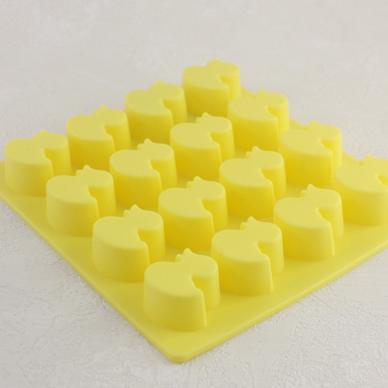 Exit France Food grade Silicone Gel Jelly Pudding Chocolate Ice Lattice Mold Duckling 16 Gg