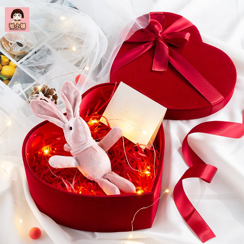 Zhang Xiahami Queen's Day heart-shaped gift box Gift Box Empty Box Birthday Gift box Loving Gift Box Delight box