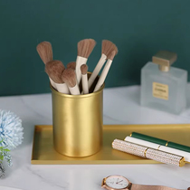 One - generation home brass pen office desktop contains simple luxury in makeup brush chopsticks copper cylinder