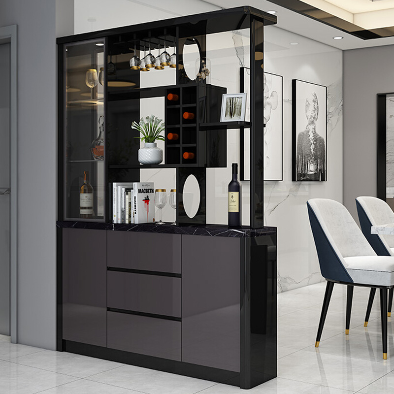 Living room entry porch cabinet shoe cabinet minimalist light luxury wine cabinet modern screen room hall cabinet partition cabinet decoration hall cabinet