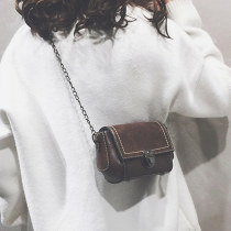 Lamode high leather ins Super fire small bag female 2020 new versatile shoulder bag chain shoulder bag small square bag