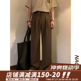 Летние ретро цветные штаны для отдыха, в американском стиле