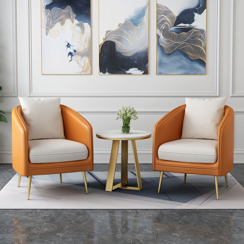 Sample House Display Center Negotiation Table And Chairs Composition Office Sofa Reception Room Beauty Salon Studio Rest Waiting Area Single