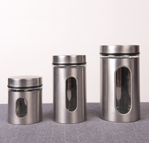 Glass Tea Leaf Jars Seal Tank Home Food Grade Kitchen Miscellaneous Grain Intake Box Storage Tank With Lid Storage Small Jar