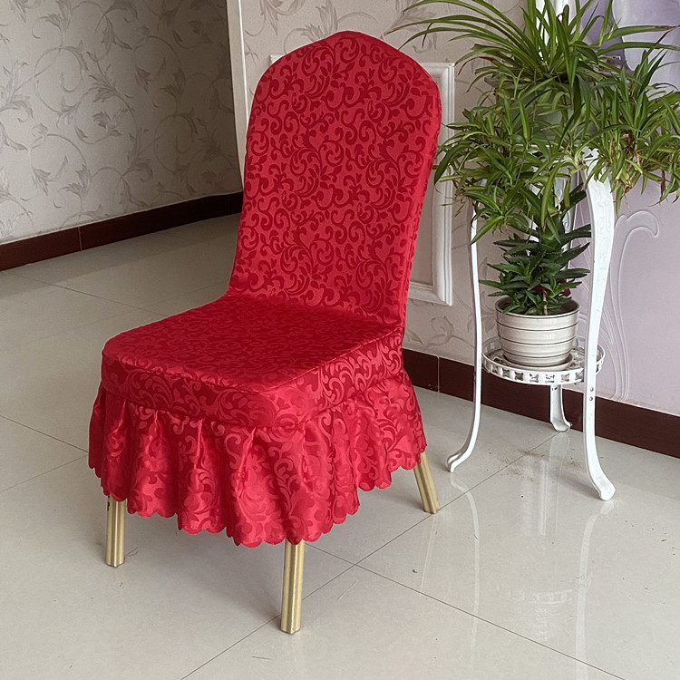 Hotel Conjoined Chairs Sleeve Commercial Stool Boutique Wedding Banquet Hotel Special Wood Chair Cover Hood Universal Customisation-Taobao