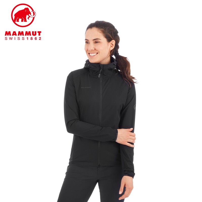 MAMMUT Mengma Elephant Granite Ladies Spring and Autumn Elastic Slim Soft Shell Anti-splash Jacket
