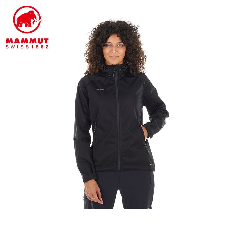 MAMMUT mammoth Clion ladies water-proof breathable wear-resistant hooded outdoor soft shell jacket