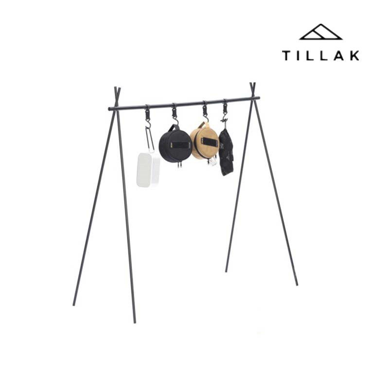 Tillak outdoor camping rack tableware storage folding tripod