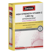 Australian direct mail swisse vitamin C high concentration concentrated tablets VC effervescent tablets whole box 60 tablets vitamin C