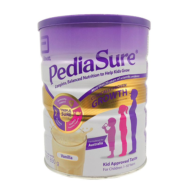 Australia's PediaSure Abbott Xiao Ansu children's milk powder helps children aged 1-10 grow taller 850g