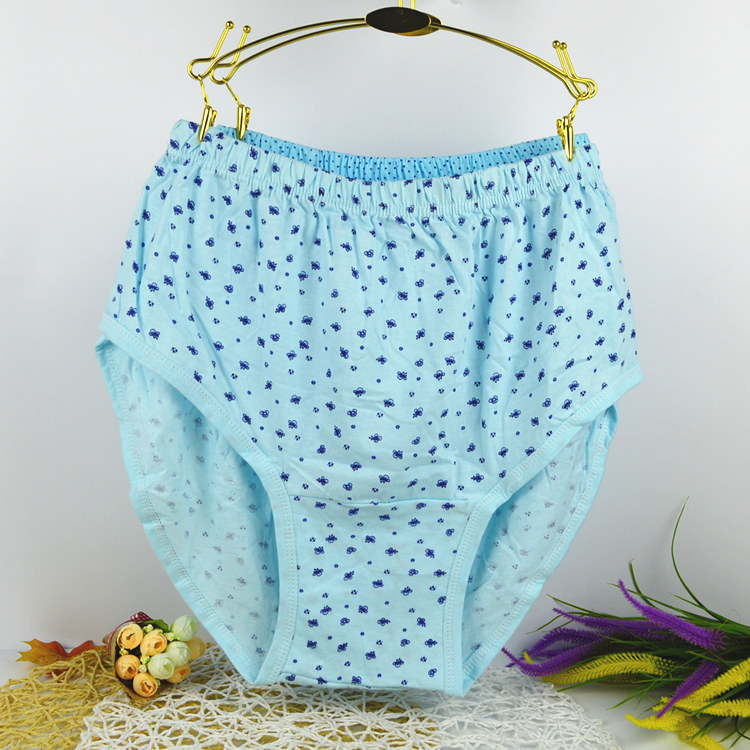 Quần lót nữ trung niên và trung niên cotton mẹ quần cotton cao eo cũ tóm tắt lỏng cộng với phân bón XL quần short quần lót cạp cao