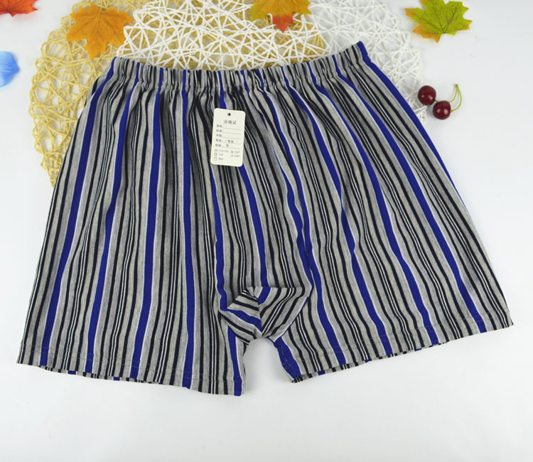 Kích thước lớn nam rộng Lycra cotton boxer quần lót eo cao thoáng khí chất béo trung và già bốn đầu quần short cha đồ lot