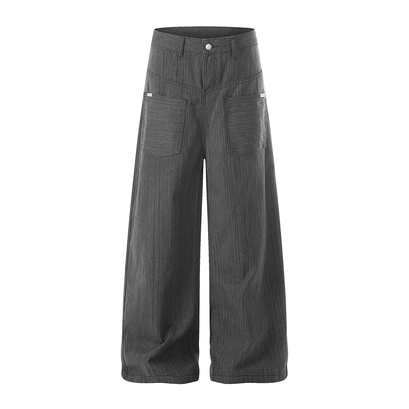 Joinboy Pants American Retro Reverse-Wear Design Striped Dress Pants Cleanfit Pants Casual Pants Trendy