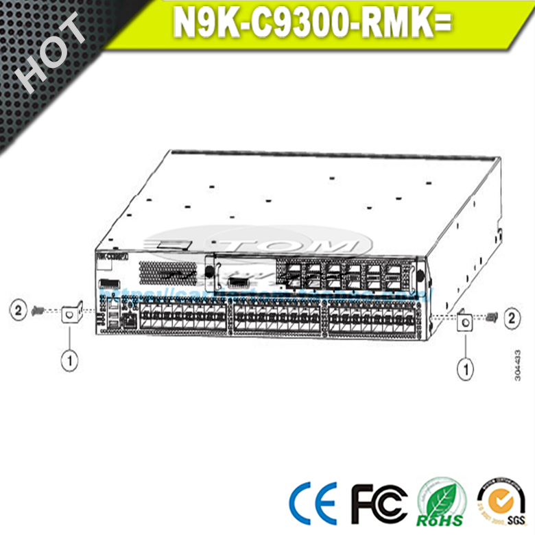 N9K-C9300-RMK= 19 inch bracket ear ear hook CISCO N9K-C9364C dedicated