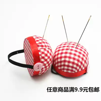 Handmade Needle Needle insert cross stitch wrist needle pin insert pad foam small black sandwich 9 9