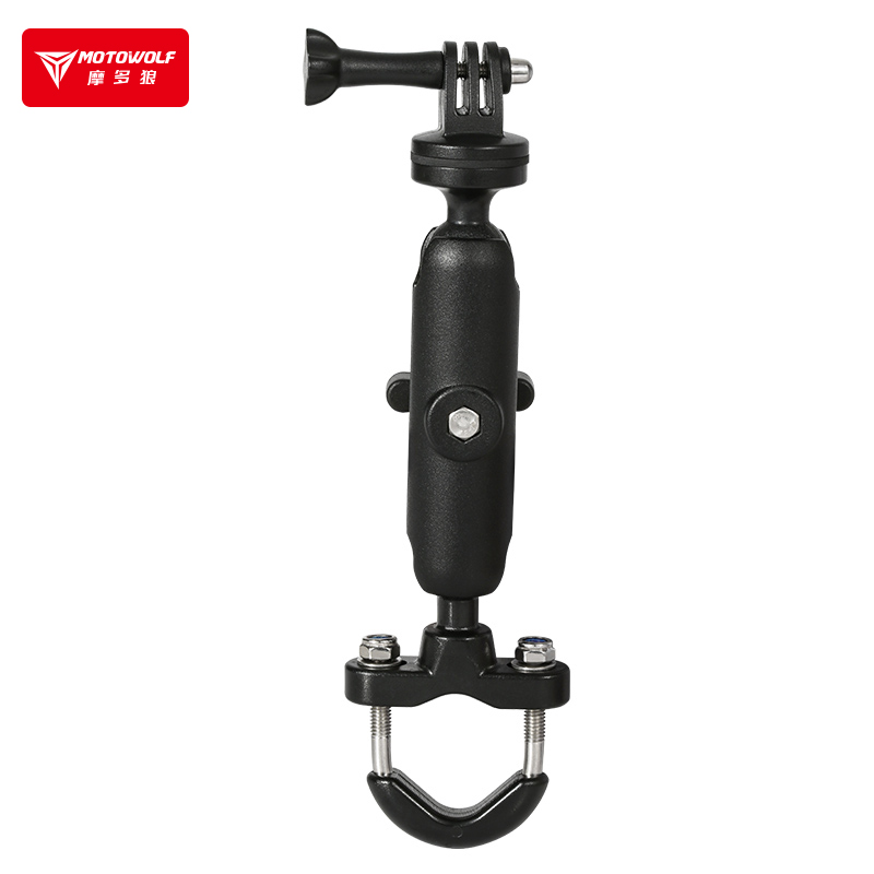 Motorcycle wolf motorcycle action camera GOPR holder Motorcycle travel riding mountain dog driving recorder gimbal bracket