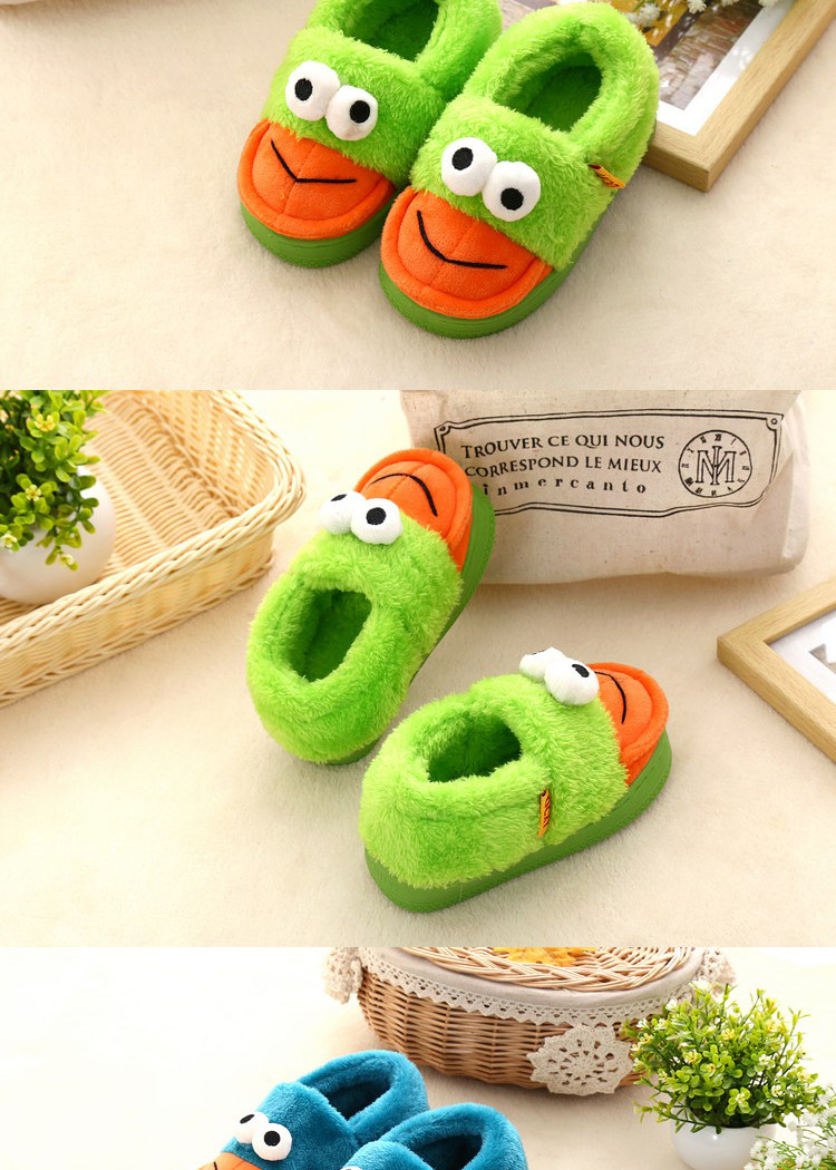 Pantoufles enfants en coton pour hiver - Ref 1032486 Image 11