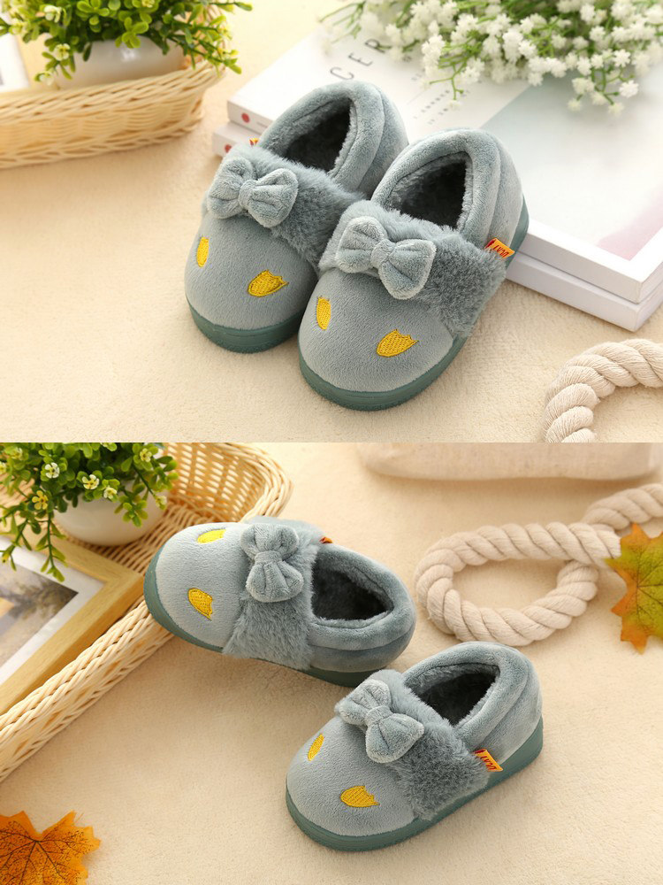 Pantoufles enfants en coton pour hiver - Ref 1032256 Image 15