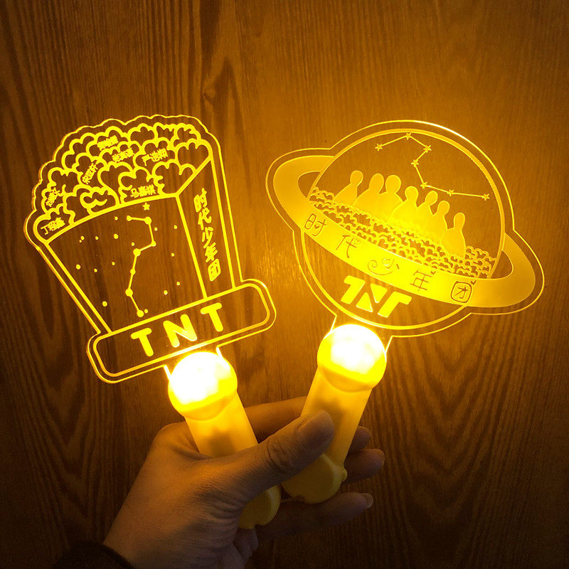 TNT Liu Yaowen Fluorescent Rod Haoxiang Acrylic Manual Light Age Adolescent Group Customized