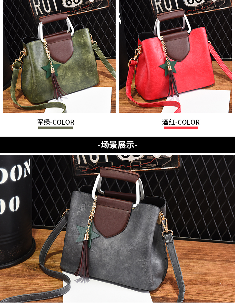 Kangaroo 2018 da mới nữ túi khí quyển thời trang hoang dã nữ túi da túi Messenger đơn giản vai túi túi xách nữ đẹp