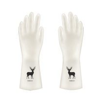 Cant put it down dishwashing gloves for the kitchen PVC material durable dishwashing catering durable wear-resistant thickened 2868