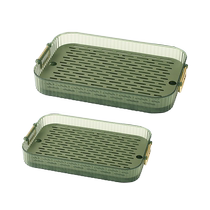 Cup storage rack water cup tea cup double layer drain rack coffee cup storage cup artifact storage rack 2018