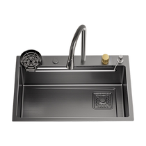 (Suning) Sink kitchen sink large single-slot stainless steel sink dishwasher household vegetable sink 2324