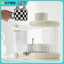 Cup holder water cup storage rack tea cup rack high-end light luxury coffee cup water bar placement 1088 Wenli