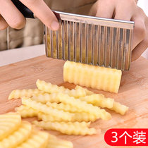 狼牙土豆刀厨房家用切菜神器花式切条薯条洋芋专用波纹波浪刀1557