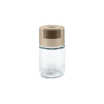 Quantitative controllable salt bottle jar household kitchen press volume control salt jar seasoning tank moisture-proof control salt bottle jar 2191