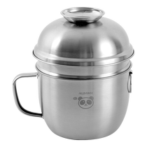 304 stainless steel lunch box office worker student instant noodle bowl food grade fast food cup lunch box eating bowl cylinder 3842