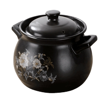 Casserole saucepan household gas high temperature resistant uncracked ceramic pan saucepan oven gas cooker special sand pot soup pot 3367