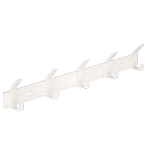 Cream Air Door Rear Hook Free to punch wall Wall Hook Wall Entrance Wardrobe Hung Hanger White Clothes Hanging Clothes 1081