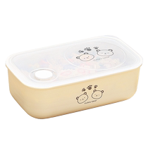Cute lunch box cartoon fruit box lunch box for office workers picnic box good-looking girl and childrens box Huanghe 1117