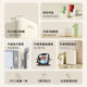 Hck Husky 107L Retro Refrigerator Small-Sized for Living Room Rental Refrigeration and Freezing Mini High-Appearance Home Use 4020