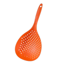 Plastic large colander household kitchen long handle one-piece noodle spoon dumplings wonton high temperature resistant draining 2085