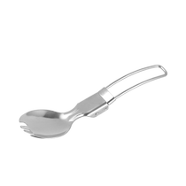 Stainless steel portable tableware set 2259 travel single set folding chopsticks spoon fork chopsticks spoon three-piece set