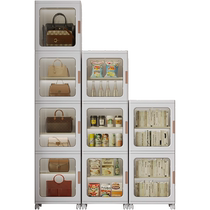 Jeko525 Bag Contenant le devinator Home Dormitory Storage Wardrobe Dust-Proof Transparent Display Cabinet Bag shelving