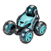 Childrens remote control car 360 degree roll stunt electric off-road racing toy for boys rechargeable twist 2077