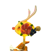 Teng Hyun Handmade Diy Twist Stick Rabbit Lantern Material Bag Mid-Autumn Festival Teacher 2023 New Flower Light 1563