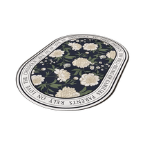 Bathroom Silicon Algae Clay Upholstered Toilet Resistant to Dirty Mat Toilet Absorbent Anti Slip Mat Subdry Wet Separation Carpet 2461